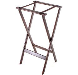 porte-plateau pliant bois h 1 m