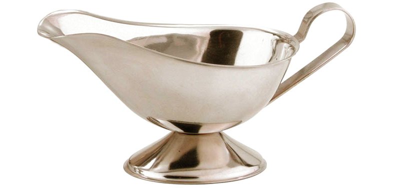 saucière en acier inoxydable 14 cl