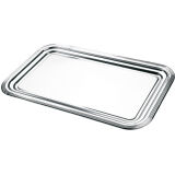 Plat de service CLASSIC, (L)530 x (P)325 mm, argent