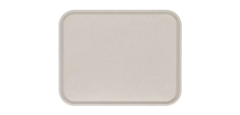 Plateau Basik 46 x 36 cm - gris fumé