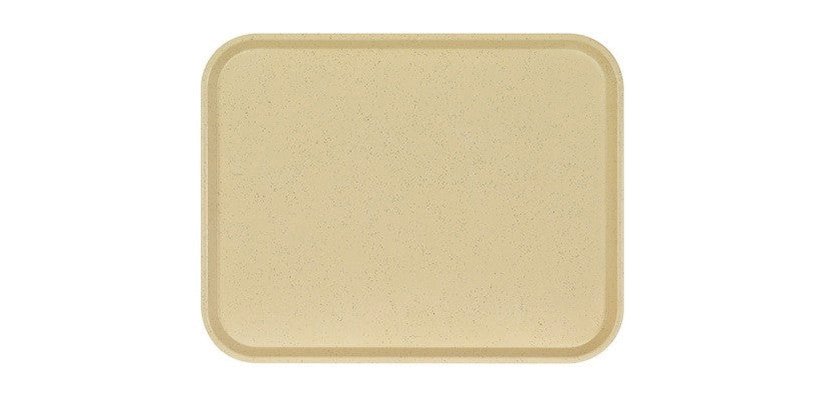 Plateau Basik 46 x 36 cm - beige fumé