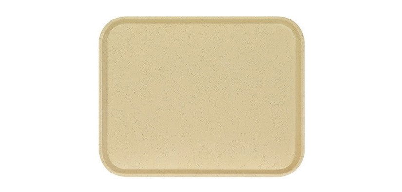 Plateau Basik 46 x 36 cm - beige fumé