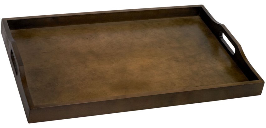 plateau room-service en aulne 52 x 35 cm
