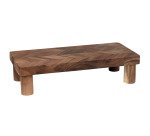planche sur pieds acacia 35x15x6 cm