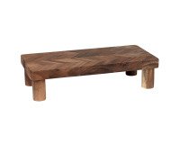 planche sur pieds acacia 35x15x6 cm