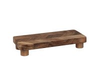 planche sur pieds acacia 42x20x10 cm