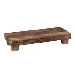 planche sur pieds acacia 42x20x10 cm