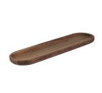 plat oblong en acacia 62x17x3 cm