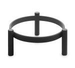 réhausse ronde en métal noir mat ø24 H10 cm