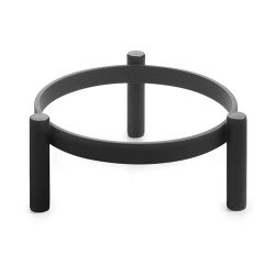 réhausse ronde en métal noir mat ø24 H10 cm