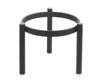 réhausse ronde en métal noir mat ø24 H18 cm