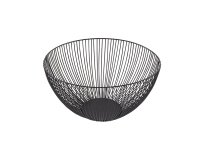 Corbeille à fruits 25 cm Noire - Wire