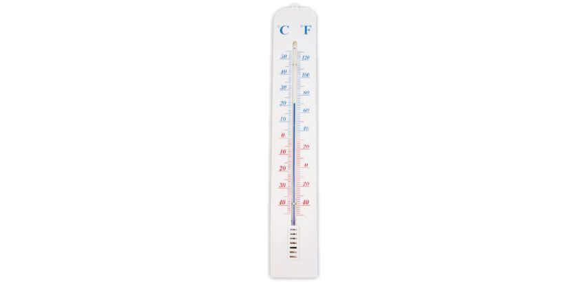 thermomètre mural géant 40 cm de -40° à +50° c