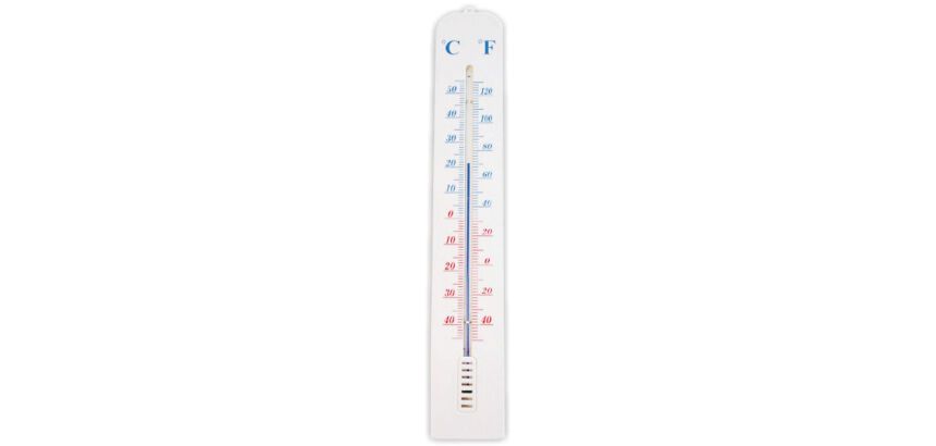 thermomètre mural géant 40 cm de -40° à +50° c