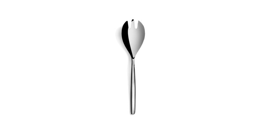 fourchette de service à salade en acier inoxydable 28,7 cm