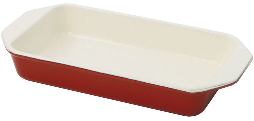 Le Chasseur plat à rôtir rouge 34 x 18 cm