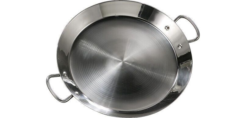 plat inox à paëlla 36 cm