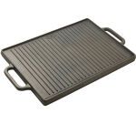plancha/grill rectangulaire réversible 50 x 35 cm