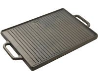 plancha/grill rectangulaire réversible 50 x 35 cm