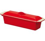 Le Chasseur terrine avec couvercle rouge 36 cm