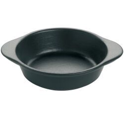 Le Chasseur plat rond creux noir 15 cm