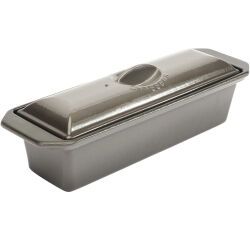 Le Chasseur terrine avec couvercle noire 32 cm