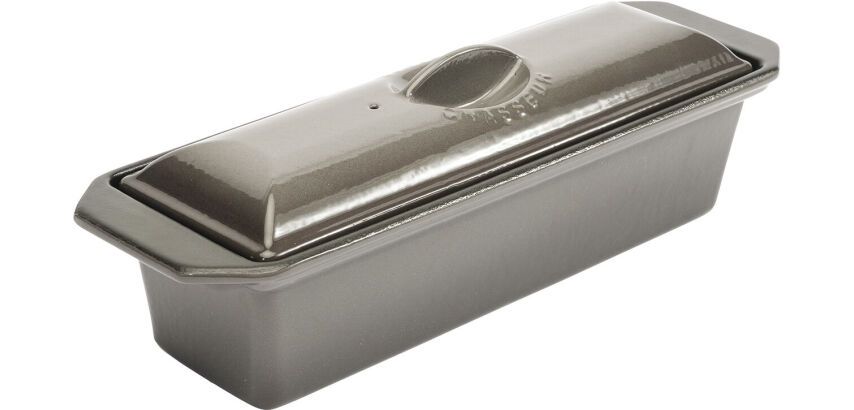Le Chasseur terrine avec couvercle noire 32 cm
