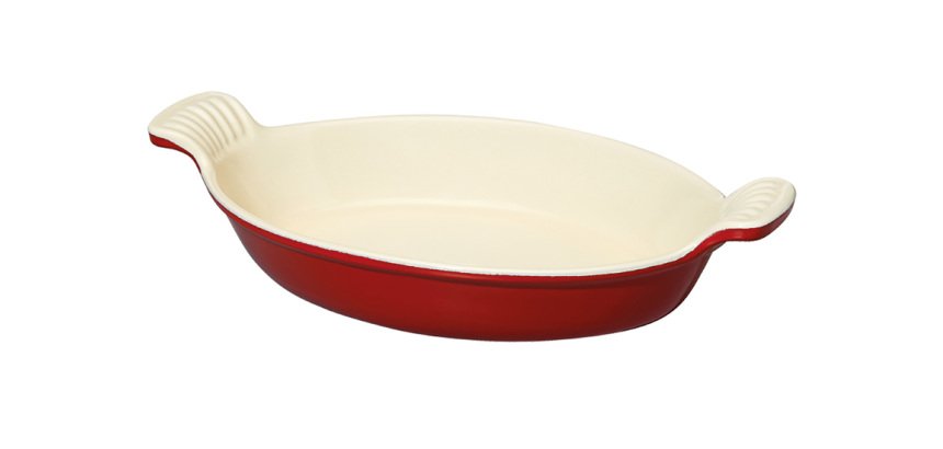 Le Chasseur plat ovale rouge 27,5 cm