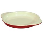 Le Chasseur plat à oeufs rond rouge 16 cm