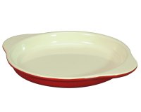 Le Chasseur plat à oeufs rond rouge 16 cm