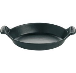 Le Chasseur plat ovale noir 20 cm