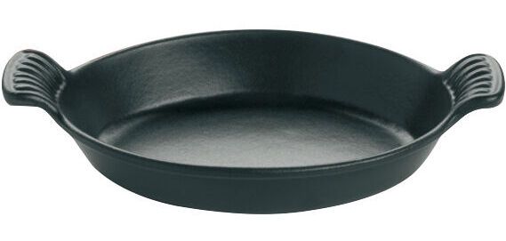 Le Chasseur plat ovale noir 20 cm