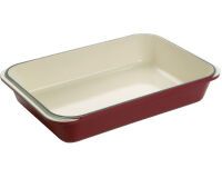 Le Chasseur plat à rôtir rouge 40 x 25 cm