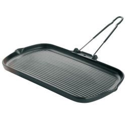 Le Chasseur grill rectangulaire à poignée 37 x 22 cm