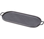 Le Chasseur grill ovale à anses 53 x 23 cm