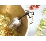 boule à condiments inox  12 x 4.5 cm