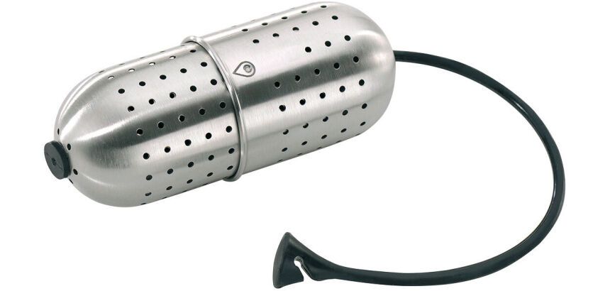 boule à condiments inox  12 x 4.5 cm