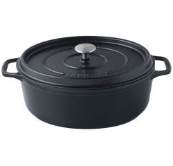 Invicta mijoteuse ovale noire 35 x 28 cm