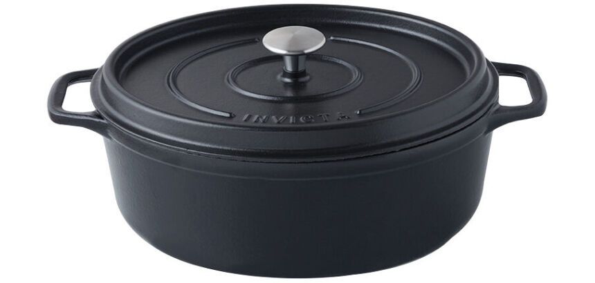 Invicta mijoteuse ovale noire 35 x 28 cm