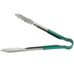 pince feuille de chêne inox manche vert 24 cm