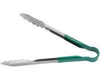pince feuille de chêne inox manche vert 24 cm
