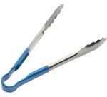 pince feuille de chêne inox manche bleu 24 cm
