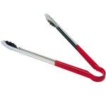 pince feuille de chêne inox manche rouge 24 cm