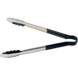 pince feuille de chêne inox manche noir 24 cm