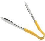 pince feuille de chêne inox manche jaune 24 cm