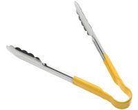pince feuille de chêne inox manche jaune 24 cm