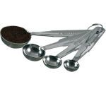set de 4 cuillères à mesure inox 2, 3, 5 et 15 ml