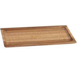 plateau acacia rectangulaire  25 x 12 cm