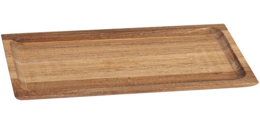 plateau acacia rectangulaire  25 x 12 cm