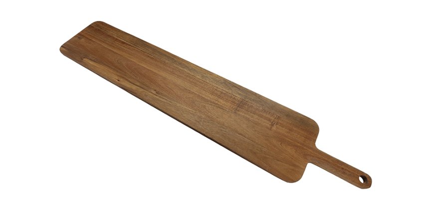 Pintch'o méga planche acacia avec poignée 67 x 13 cm
